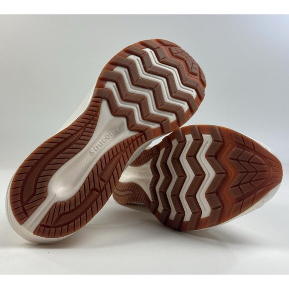 Saucony Cohesion 17 Women 11 Wide White Pink Shoes Running Athletic S10944-130 - Picture 8 of 9